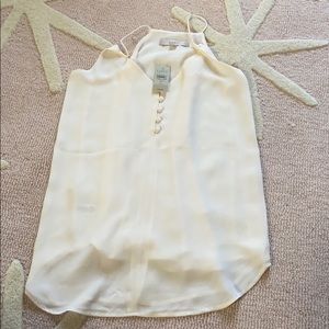 Loft Ivory Cami Blouse - NWT